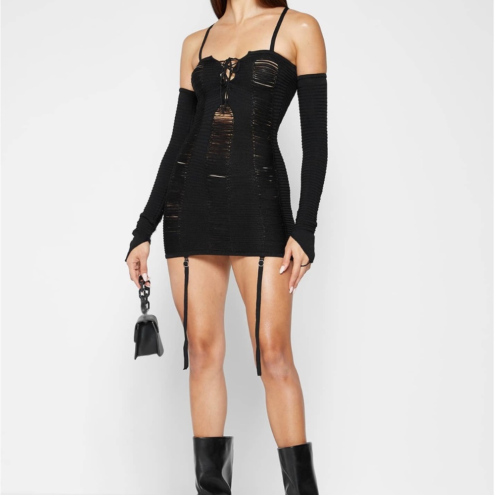 Beautiful black grunge dress